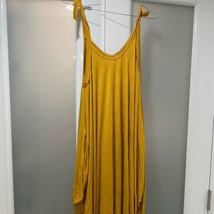 Oversized Yellow Dress